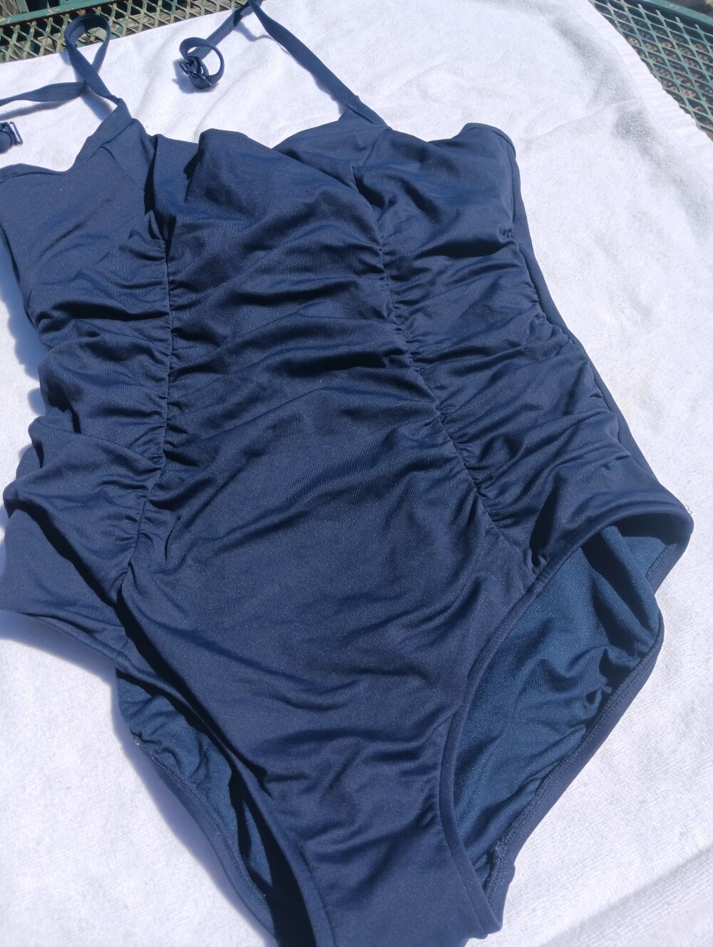 Seafolly One Piece Swim, US Size 14 Dd In Navy